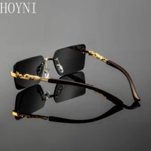 [HOYNI] Thiết kế thương hiệu, 1 cặp kính gọng lớn thời trang họa tiết da báo, phong cách retro, phù hợp cho nữ, tuyệt vời cho du lịch, kỳ nghỉ, đeo hàng ngày, đi biển và các hoạt động ngoài trời. Cần thiết cho kỳ nghỉ hè ở biển và du lịch ngoài trời. - Nhiều màu - Xem 7
