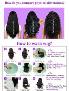 Curly Short Bob 13x4 HD Transparent Deep Wave Lace Frontal Human Hair Wigs Brazilian 13x4 Transparent Lace Front 180% Glueless Wig - Natural Black - View 10