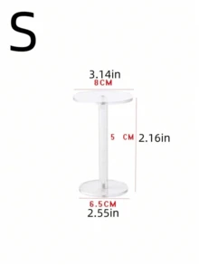 1个多功能透明亚克力展示架，多用途香水收纳架，盲盒，手办，眼影，化妆品桌面收纳架装饰 - 無色 - 查看 12