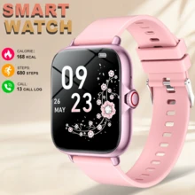 Reloj inteligente multifuncional de 1,83" con pantalla táctil completa para hombres y mujeres, con llamadas inalámbricas, podómetro, calorías, modos deportivos, cronómetro, notificaciones, cámara remota, seguimiento de distancia, reproductor de música y talla grande - Multicolor - Ver 3
