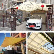 1pc HDPE UV-Resistant Sunshade Canvas, Railing Safety Fence, Garden Fence, Gazebo Sunshade Cloth, Privacy Screen, Outdoor Sunshade Net, Windproof, Bird-Proof, Insect-Proof, Snow-Proof, Dust-Proof, Suitable For Summer Camping, Outdoor Swimming Pool And Simple Garage - Ginger - View 7