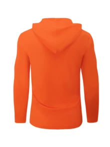 Men Hoodie Co-Ords - 橘色 - 查看 6