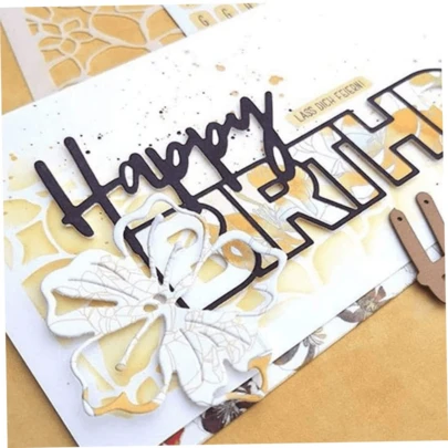 Scrapbooking, Stamps, Card Making Die Cutting Templates, Letter Metal Cutting Templates, Templates, Photo Craft Paper Cards, Decorative Crafts
