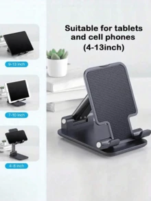 黑色迷你折叠手机支架，360°旋转，可调节桌面手机支架底座，兼容 15/15 Pro/15 Pro Max/14/13 Mini/13/13 Pro Max/12 Mini/12/12 Pro/12 Pro Max/11/11 Pro/11 Pro Max/Xs/Xs Max/XR/X/8/7、Galaxy S22 Ultra/S22+/S22/S21/S21+/S20/S20 Ultra/S10/S10+/S9/S9+、Galaxy Note 30/20+/10+/10/30s/4 A90/5 A60/5 A80、Switch及所有智能手机，手机配件，承重力强，春季生日周年纪念礼物派对 - 彩色 - 查看 11