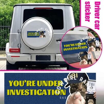 1 miếng dán xe dễ thương và vui nhộn - Có thể dán lên thân xe, kính và bất kỳ bề mặt nào khác, với thiết kế có thể tháo rời và chống thấm nước giúp xe của bạn nổi bật.