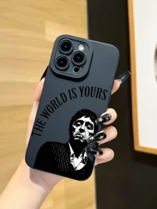 Unique Pattern Phone Case Compatible With Apple 17 Pro Max/Air, 11/12/13/14 Plus, XR/7/8 Plus/15 Pro Max, Series - Black - View 2