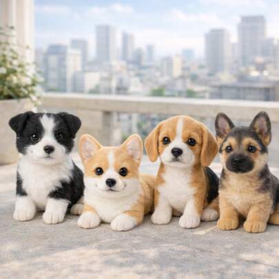 1Set Animal Needle Felting Kit, Felting Kits For Beginners Adult With Step-By-Step Tutorials, Dog DIY Felting Kit, Cute Funny Home Decorative Ornaments, Birthday Valentine's Day And Easter Novelty Gifts