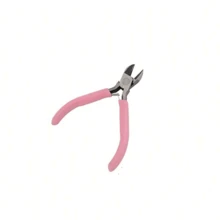 KLONKEE 1pc/8pcs Professional Jewelry Pink Handle Mini Pliers, Compact And Portable, Multi-Functional Precision Pliers (With Wire Stripping Function, Handmade Jewelry Making, Beading And Flat Wire Processing Tool), Suitable For DIY Jewelry Making - Pink - View 12