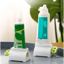 1/2/3件裝擠牙膏器－簡單方便實用的居家與旅行牙膏分配器－浴室配件 居家浴室裝飾 秋季裝飾 返校用品 - 牙膏擠壓器 - 查看 4