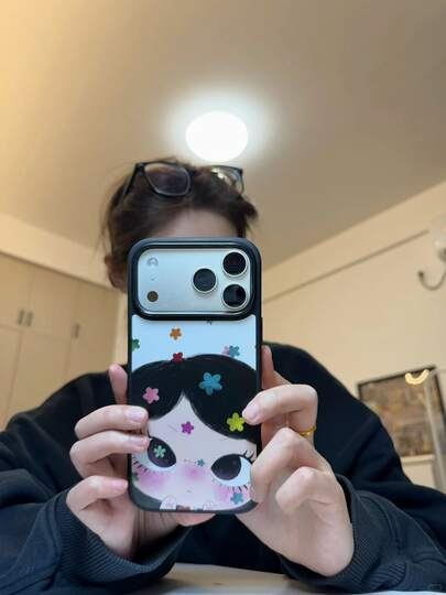 Custodia per telefono con motivo floreale da ragazza, adatta per iPhone 17 Pro Max/17 Pro/17 Air/17/16 Pro Max/15/14/13/12/11, morbida, cover posteriore antiurto, stile vintage dolce INS, un adorabile protettore per telefono che ogni ragazza deve avere