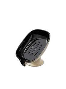 Suction Cup Soap Dish, Double-Layer Drainage Suction Cup Soap Holder, Bathroom Countertop Soap Rack, Oval Plastic Soap Dish With Drainage, Suitable For Bathroom, Removable And Easy To Clean Soap Tray, Hole-Free Countertop Sink Rack - Soap Box - View 14