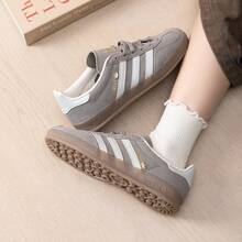 adidas originals GAZELLE 舒適百搭 德訓鞋 女款 褐色 - 褐色 - 查看 4