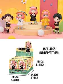 SPY * FAMILY Anya's Daily Life DLC Series Blind Box, ABS Hard Material Non-Plush Filling, Classic Anime Collaboration Theme Peripheral Blind Box, Anime Character Statue Model Decorative Ornament Blind Box, Christmas Surprise Unboxing Gift - Multicolor - View 10