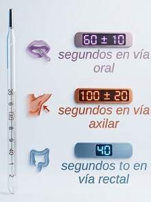 12 PIEZAS de Termómetro Material de Vidrio Uso Rectal, Bucal y Axilar Clínico Alta Precisión en Grados Centígrados - Blanco - Ver 3