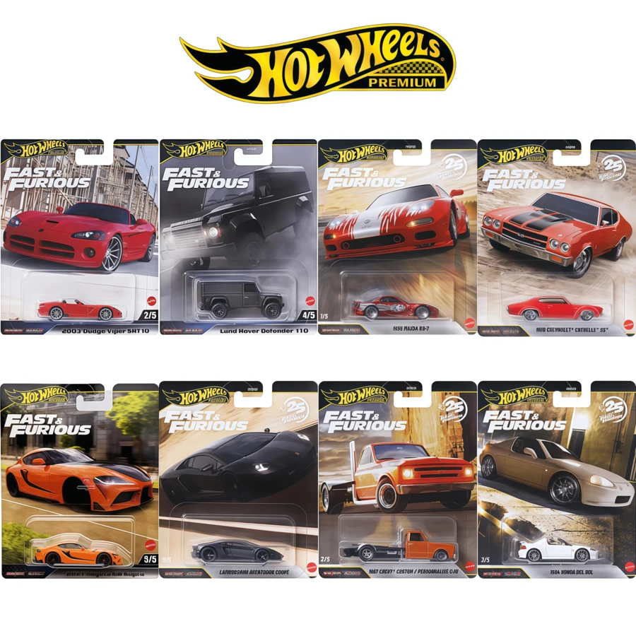 Hot Wheels 2026F-E 系列套装 - 法拉利 F1、阿斯顿·马丁 GT3、兰博基尼 Centenario、帕加尼 Huayra、辛普森一家汽车、福特赛车、玛莎拉蒂 Tipo61、奥迪 R8 Spyder、本田思域、紧凑型交通系列合金玩具车(男孩玩具) - 彩色 - 查看 1