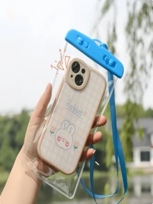 10个/套 超大防水手机袋，适用于多种手机型号，户外运动游泳漂浮气囊，水下摄影透明PVC防水手机套，沙滩旅行夏季游泳包，触屏防水手机袋 - 彩色 - 查看 9