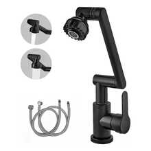 Stainless Steel Kitchen Faucet, Sink Mixer 1080° - Black - View 1
