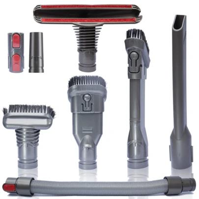 适用于 V11 V10 V8 V7 V6 DC74 DC62 DC59 DC44 的软管延长管和吸尘器附件 - 吸尘器配件除尘刷