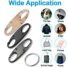 5/12pcs Zipper Lock Clips With Theft Deterrent,Household Essentials Zipper Pull Replacement.Outdoor Travel Essentials. - Gold (5 Pieces) - View 5