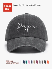 A Retro Washed Hat Hats For Men Hatsfor Women,All-Season Spring SummerAutumn Winter Wearable AdjustableStrap Suitable For Valentine's DayWeddings Christmas School Season - One Size - View 2