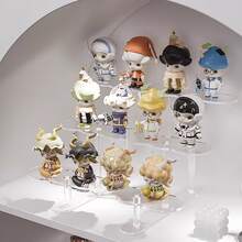 Giá trưng bày acrylic, kệ đựng nước hoa, giá đựng cốc trong suốt, giá trưng bày tượng, kệ bánh hình sóng thời trang, bao bì bán lẻ - Trong sáng - Xem 4