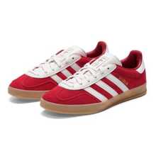 Giày thể thao trong nhà adidas Originals GAZELLE INDOOR thoải mái và thời trang của Đức, dành cho nam, màu đỏ. - Đỏ - Xem 5