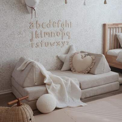 1 Set Wooden Alphabet Wall Stickers, Large Size Room Wall Decor, Wooden Wall Art Decor, Reusable, Durable, Moisture-Proof