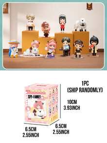 POP MART SPY*FAMILY 日常生活系列盲盒收藏品，9款常规版+1款隐藏版，经典动漫联动主题，高品质PVC和ABS材质，细节精致，涂装工艺精湛，是桌面摆件和房间装饰的理想之选，也是艺术收藏家和动漫迷的绝佳选择，生日和节日送礼佳品，可爱又神秘的盲盒配件 - 彩色 - 查看 13