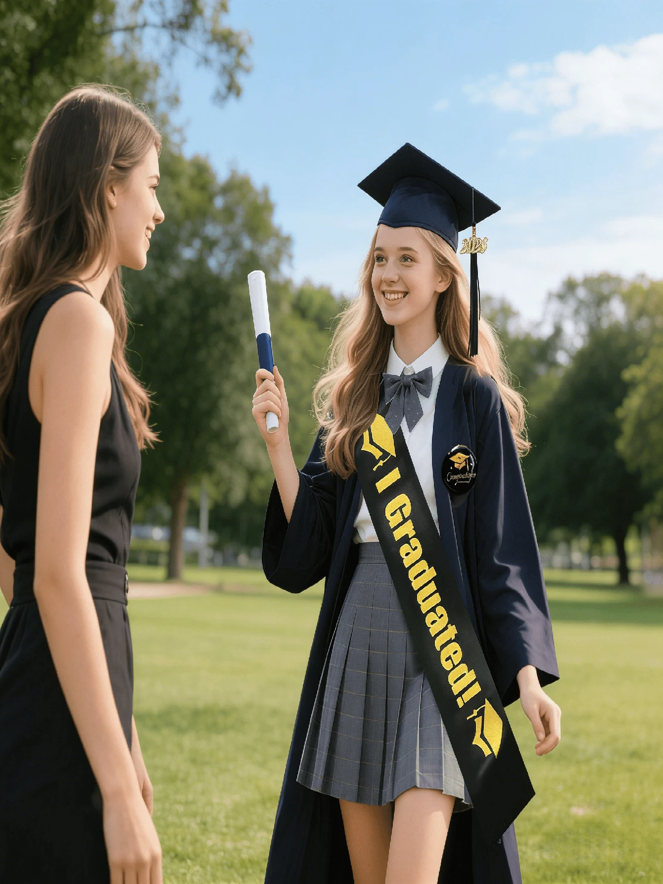 2026 毕业照拍摄套装 - 毕业帽、派对绶带、毕业季派对用品、庆祝活动 - 查看 1