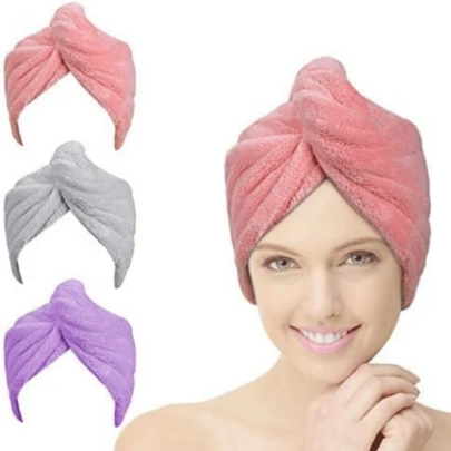 1/3/Pièces, Lot de serviettes anti-frisottis pour femmes, serviette de cheveux super absorbante et séchage rapide, utilisée pour sécher les cheveux longs bouclés, serviette de tamponnage pour cheveux bouclés mouillés