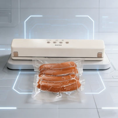 RAF Vacuum Sealer, Portable Automatic Vacuum Sealer, Kitchen Food Preservation, Vacuum Bag, Suitable For Dry And Wet Food Preservation And Snack Bag Sealing At Home, Wireless Vacuum Sealer, Outdoor Camping/Picnic Use.Kitchen Appliances Equipped With A Snack Bag Sealing Function, Suitable For Storing Food, Snacks, Meat, Fruits, And Vegetables, As Well As Kitchen Appliances.
