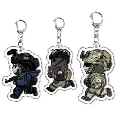 Niche Design Military Game Ghost Chibis Keychain For Accessories Cod Soldier Soap Simon Riley Alex Mason Jewelry Fans Gamer Gift Bag Charm Accessories Charms For Bag Teacher Gifts Accessories Accessories Festival Graduation Teacher Appreciation Gifts Birthday Mother Gifts Mothers Day Gift