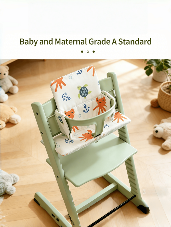 Stoke Tripp Trapp High Chair Cushion, Universal Thickened Waterproof Baby Highchair Pad