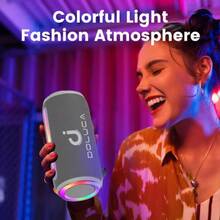Bocina Tws Portátil Recargable Estéreo Con Bluetooth Boc14 - Multicolor - Ver 2