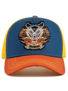 JZML 1pc Unisex Letter Embroidered Trucker Cap - A - View 8