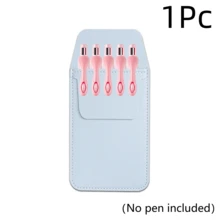 PU Leather Pencil Case, Large Capacity Multi-Purpose Pen Box, Makeup Brush Organizer Pen Bag, Doctor/Nurse Pen Holder - Multicolor - View 23