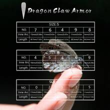 Dark Aesthetic Nails,10Pcs Handmade Gothic Dark Extra Long Dragon Claw Press On Nails,Black Lace Transparent Design Y2K Stiletto Fake Nails,Thickened Reusable False Nails For Party & Club - Black - View 7