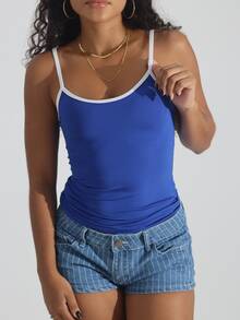 Kit Of 2 Women's Cropped Tank Tops, Basic Summer Style, Spandex - 查看 7