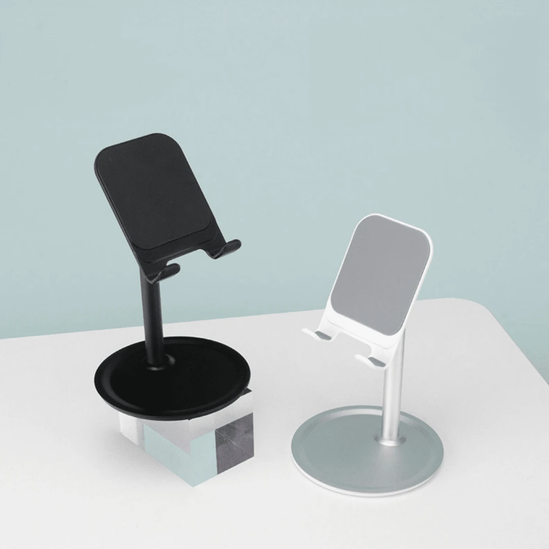 K1 hopfällbar och utdragbar telefonhållare i aluminiumlegering, stativ för surfplatta, livestreaming