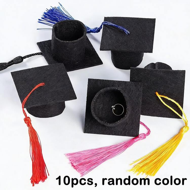 10 chiếc mũ tốt nghiệp mini - Mũ tốt nghiệp mini 2026 có tua rua trang trí - Hoàn hảo cho ảnh tốt nghiệp và các buổi lễ kỷ niệm, phù hợp cho lễ tốt nghiệp và các bữa tiệc khác nhau. - Xem 13