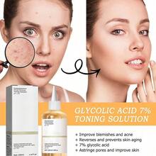 Glycolic Acid Toning Solution, Glycolic Acid 7% Toner, Glycolic Sour 7% Toning, KeepThe Skin Moist, Exfoliating Serum For Face, Facial Exfoliation Astringe Pores - 白色 - 查看 6