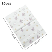 100个/包 节日派对礼品包装袋，服装装饰包装袋，高端自封平口袋，兔子和花朵图案包装袋，适用于节日、婚礼、派对礼品包装 - 包裝袋 - 查看 9