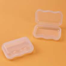 Mini Plastic Storage Box, Transparent Jewelry Box, Portable Earplug & Pill Container With Lid, Multifunctional Storage Box For Jewelry, Beads, Hardware, Small Crafts & Tools - Multicolor - View 5