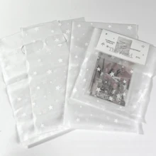 350个星形图案礼品袋，创意装饰手提袋，透明礼品包装袋，珠宝礼品袋，小型礼品包装袋，创意DIY装饰礼品袋，适用于节日、生日、婚礼和派对礼品包装。 - 包裝袋 - 查看 7