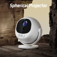 XBJ [Versatile For Home, Office, And Outdoor Use] Portable Projector With All-New Intelligent Technology And Android For Unlimited Video Viewing! 4K/1080P HD Projection With Automatic Keystone Correction + WiFi/Bluetooth/USB Connection. Projection Screen Requires. Smart Projector With Remote Control. - 日規A型插(100V) - 查看 12