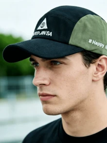 JZML 1顶男女通用字母刺绣休闲露营棒球帽 - A - 查看 3