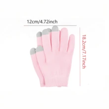 1 đôi găng tay gạc cotton dưỡng ẩm có chứa gel, găng tay dưỡng ẩm tay với tinh dầu, găng tay bảo vệ da nứt nẻ dùng được cho cả nam và nữ, có thể tái sử dụng, găng tay dưỡng ẩm an toàn với màn hình cảm ứng - Nhiều màu - Xem 2