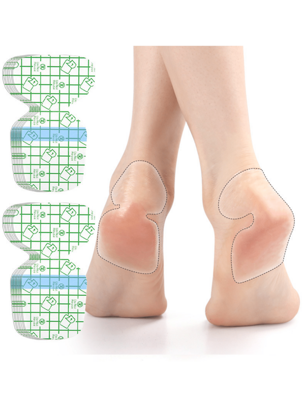 30pcs Invisible Moisturizing Heel Pads, Breathable Comfortable Repair Cracked Heels, Sensitive Skin Foot Care