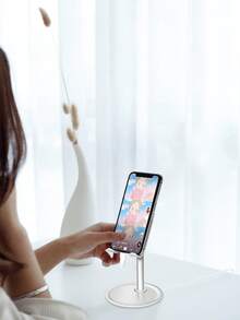 铝合金K1可折叠可伸缩桌面手机支架、平板电脑支架、直播支架 - 彩色 - 查看 4