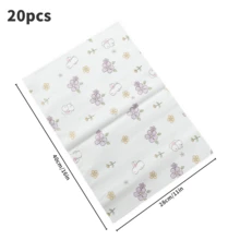 100个/包 节日派对礼品包装袋，服装装饰包装袋，高端自封平口袋，兔子和花朵图案包装袋，适用于节日、婚礼、派对礼品包装 - 包裝袋 - 查看 10